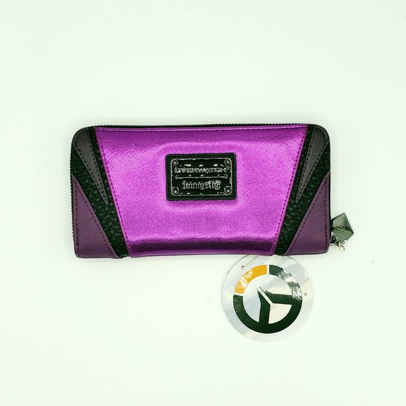 Loungefly Purple and Black Spider Backpack and Wallet Set main image 6